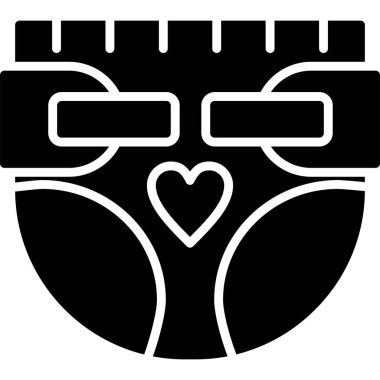 Katı bir kalp ikonu.