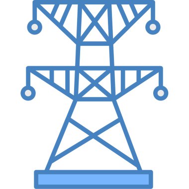 Elektrik simgesinin vektör illüstrasyonu
