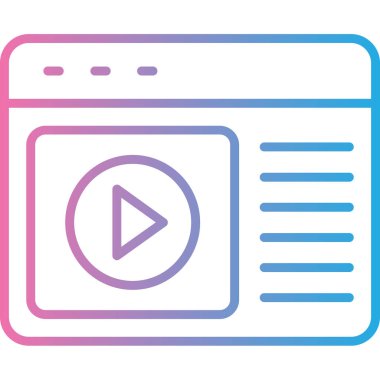 seo modern simgesinin vektör illüstrasyonu