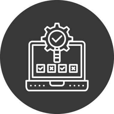 seo modern simgesinin vektör illüstrasyonu