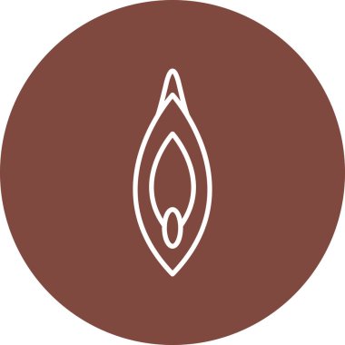 Bir damla su ikonunun vektör illüstrasyonu