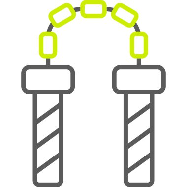 Zincir simgesi. Vektör çizim