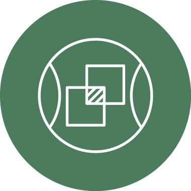 eşsiz harf vektör çizgisi simgesi