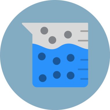 Su. Web simgesi basit illüstrasyon