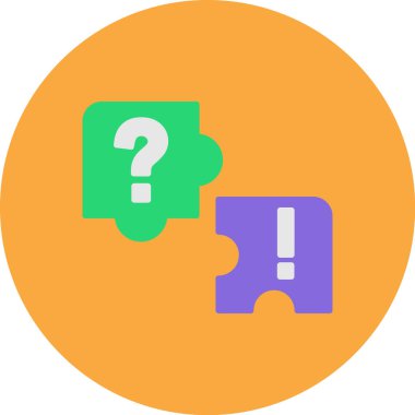 Soru işareti ve konuşma balonu. vektör illüstrasyonu