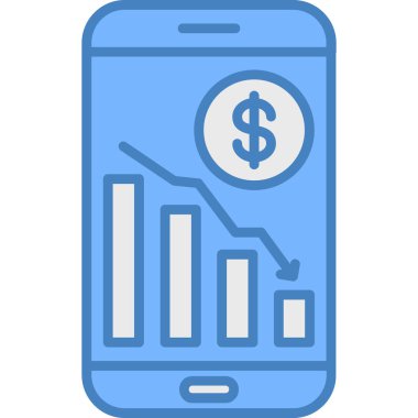 Cep telefonu ve paralı vektör akıllı telefonu