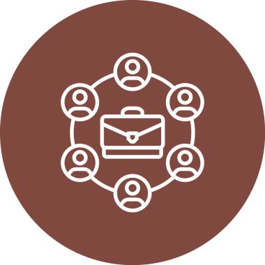 şebeke. Web simgesi basit illüstrasyon