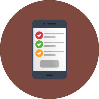 mobil uygulama simgesi, vektör illüstrasyonu