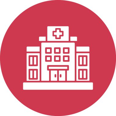 Hastane Simgesi Vektör İllüstrasyonu