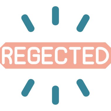 Çember biçiminde reddedilmiş simge