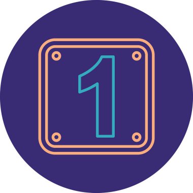 Modern bir simgenin vektör illüstrasyonu