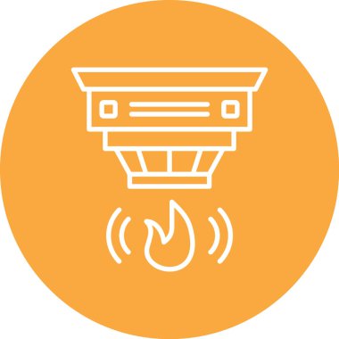 Alarm simgesi vektör illüstrasyonu