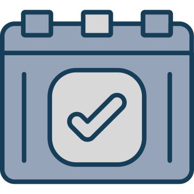 kutucuk simgesini işaretle, vektör illüstrasyonu