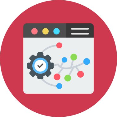 Web tasarım vektörü simgesi