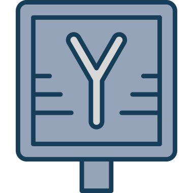 Modern simgenin vektör illüstrasyonu