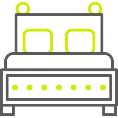 Sunucu simgesinin basit web illüstrasyonu