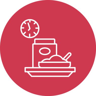 Gıda simgesinin vektör illüstrasyonu