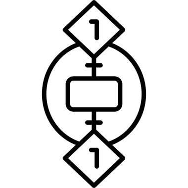 devre kartı simgesi vektör illüstrasyonu