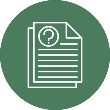 Vektör belgesi Simge illüstrasyonu