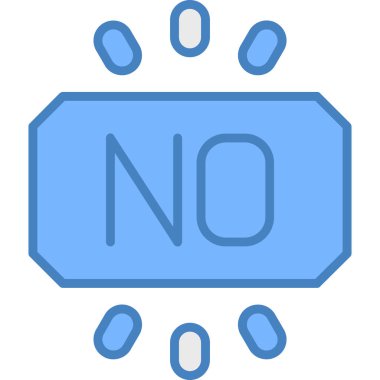 İşaret ağ simgesi yok, vektör illüstrasyonu