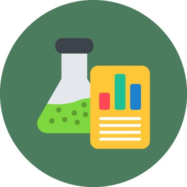 Kimya test tübü simgesi