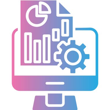 seo modern simgesinin vektör illüstrasyonu