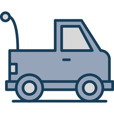 araç simgesi vektör illüstrasyonu