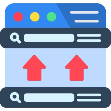 çevrimiçi web simgesi basit vektörü