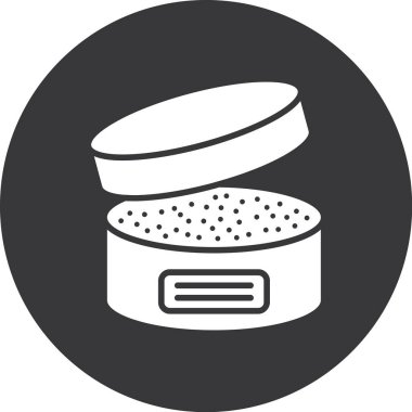 Tek bir simgenin vektör illüstrasyonu