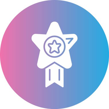 Rozet. Web simgesi basit illüstrasyon