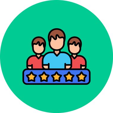 insanlar simge vektör illüstrasyonu