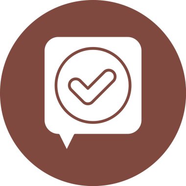 Kene düz simge vektör çizim