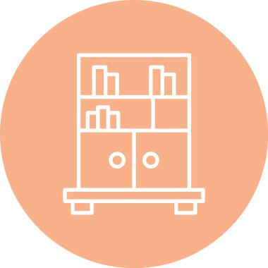 Modern simge depolama eksikliğinin vektör çizimi