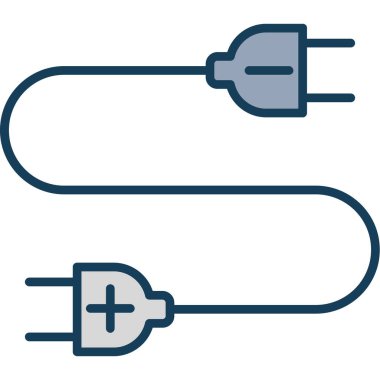 kablo simge vektör çizim