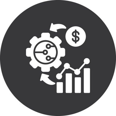 İş haritası vektör simgesi. Taşınabilir konsept ve web tasarımı için basit vektör illüstrasyonu.