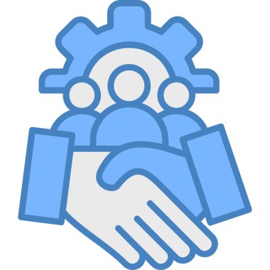 El ele tutuşmanın vites simgesi. el ele tutuşan el vektörü simgesi rengi düz izole