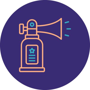 Bir yıldız simgesinin vektör illüstrasyonu