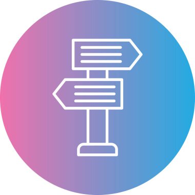 Ok. Web simgesi basit illüstrasyon