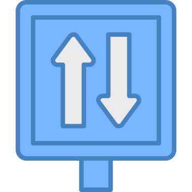 Ok. Web simgesi basit illüstrasyon