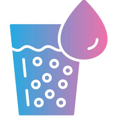 Su. Web simgesi basit tasarım