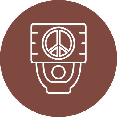 Modern gaz yoksunluğunun vektör illüstrasyonu