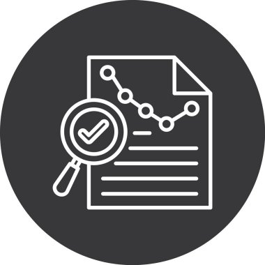 belge simgesi, vektör çizimi