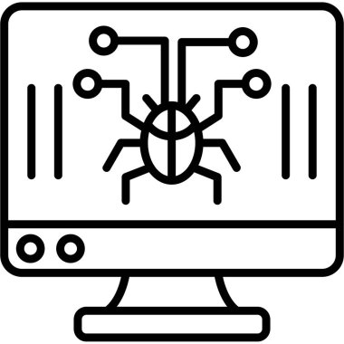 Bilgisayar ağı. simge tasarımı