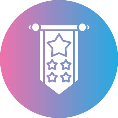 Madalya. Web simgesi basit illüstrasyon