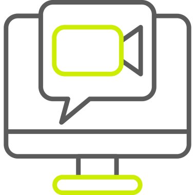 Sohbet simgesi vektörü sembolü