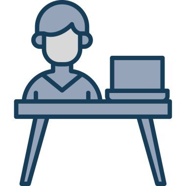 Eğitim simgesinin vektör illüstrasyonu