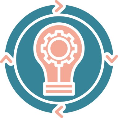 ampul simgesi vektör illüstrasyonu