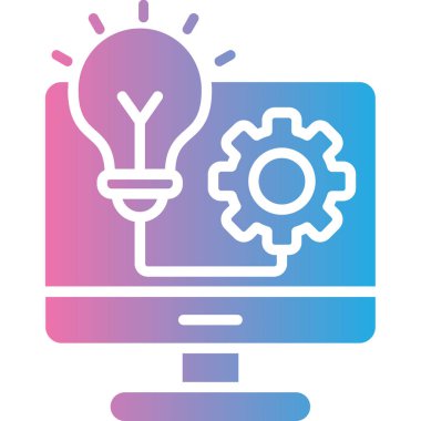 Seo simgesinin vektör illüstrasyonu