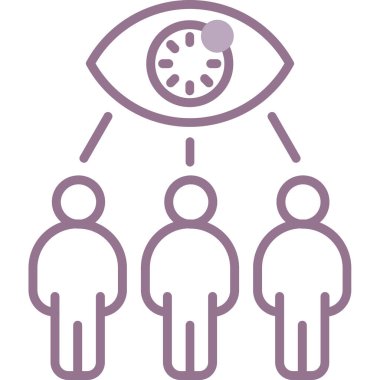 Bir insan gözünün vektör çizimi