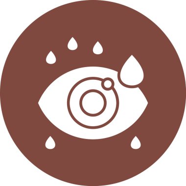 Göz simgesi, vektör illüstrasyonu